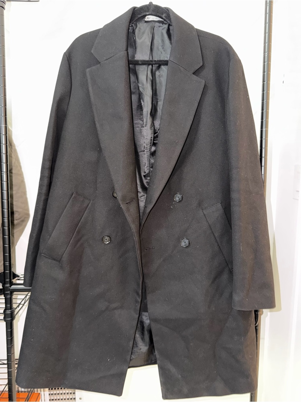 Zara Man - Double-Breasted Coat
